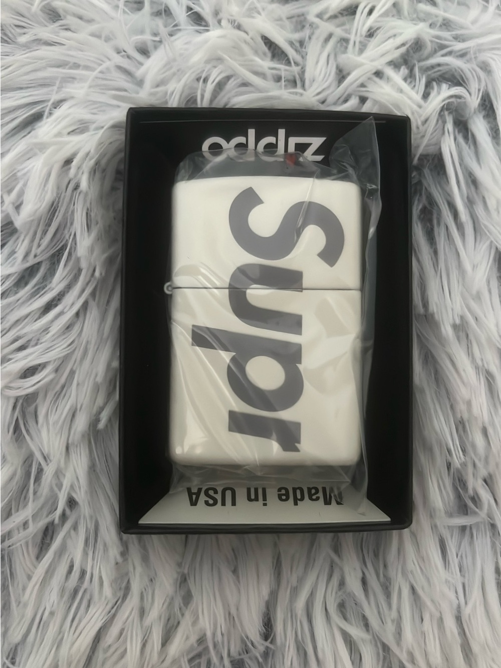 Supreme White Glow in the dark Zippo Lighter 2020